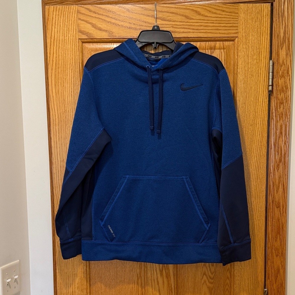 Nike Navy/Royal Blue Pullover Hoodie Mens size M